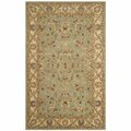 Safavieh 6 x 9 ft. Medium Rectangle Traditional Antiquity- Teal and Beige Hand Tufted Rug AT311B-6